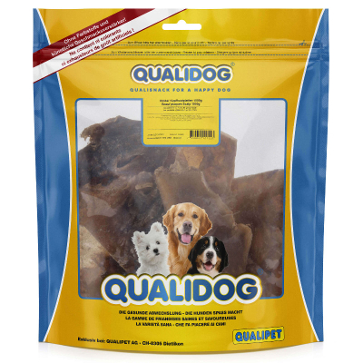 QUALIDOG Rinder Kopfhautplatten 1kg