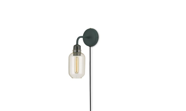Normann Copenhagen Amp wandlamp goud, groen