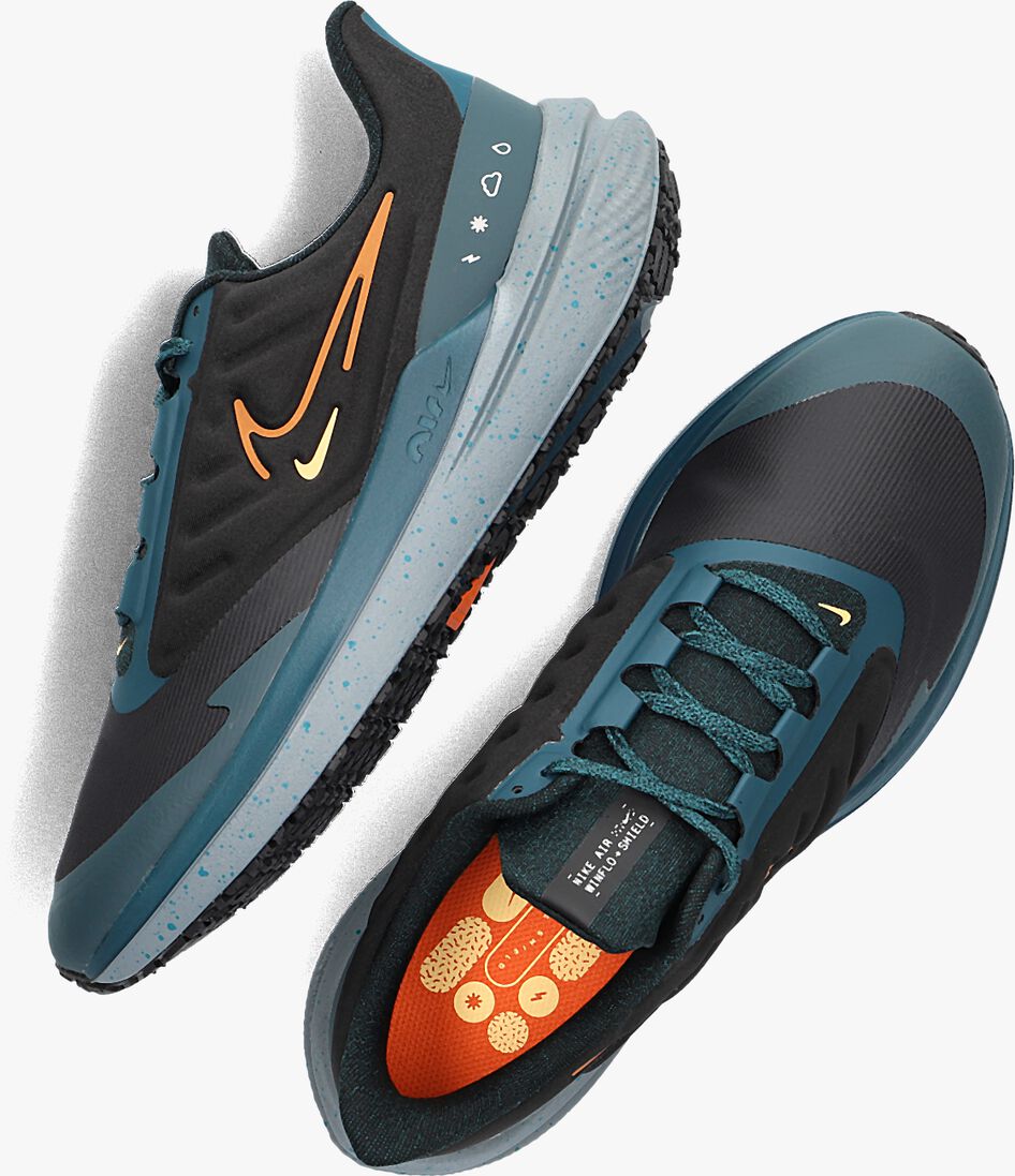 NIKE zwarte nike lage sneakers air winflo shield