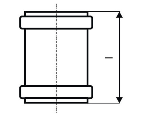 HT-U slipkoppeling DN 32 mm