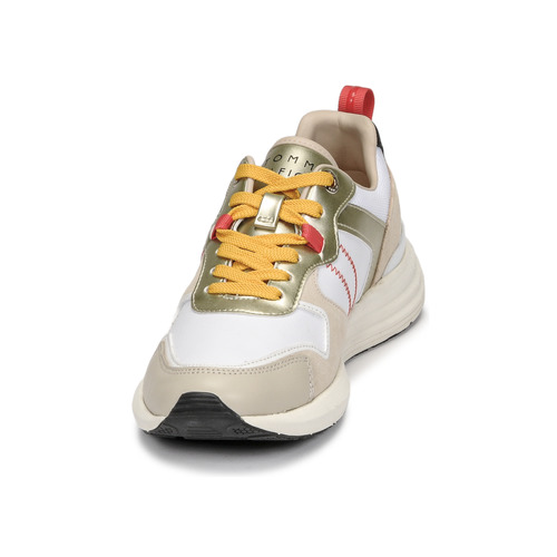Tommy Hilfiger - METALLIC CASUAL RETRO RUNNER - Blanc