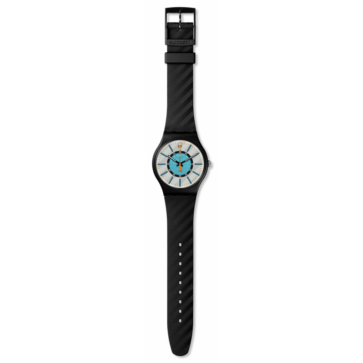 Montre SWATCH New gent bioceramic Good to corp homme bracelet silicone noir