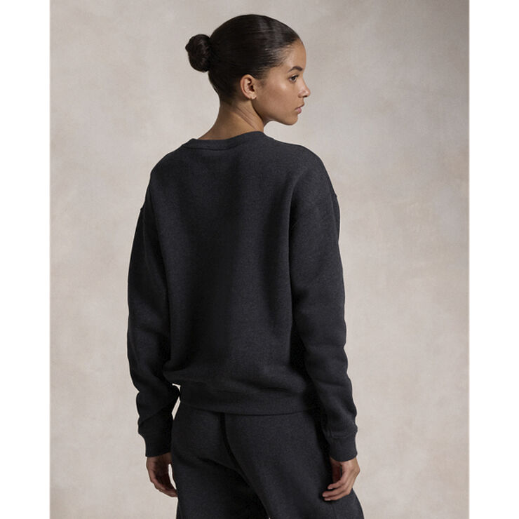 Polo Ralph Lauren ARCTIC FLEECE-LSL-SWS Black marl heather