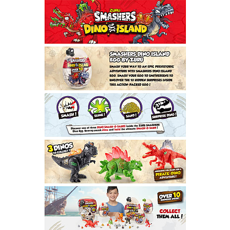 Smashers Mini Dino Island Egg