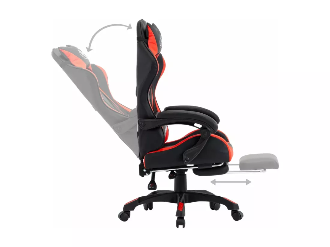 Chaise fauteuil siège pivotante cuir 64 x 65 x 119 cm 02_0024225