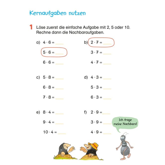 Fit fürs... Rechnen - Mein 5-Minuten-Block - 2.Klasse