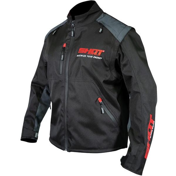 Shot - Veste Contact Assault Noir / Rouge