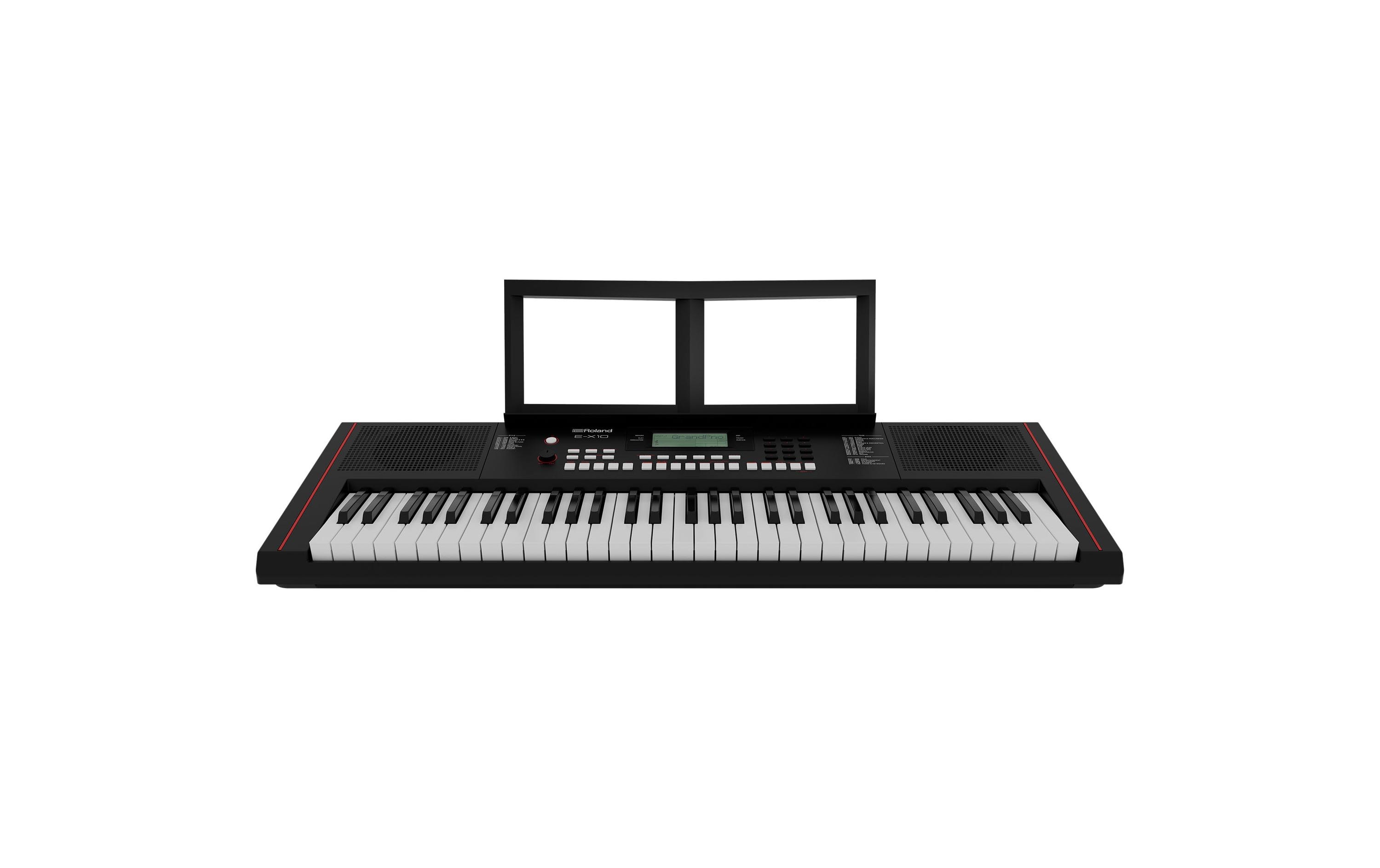 Keyboard E-X10<br>Modernes, tragbares Keyboard mit besonderer Qualität