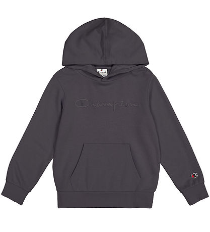 Champion Kapuzenpullover - Dunkelgraues m. Logo