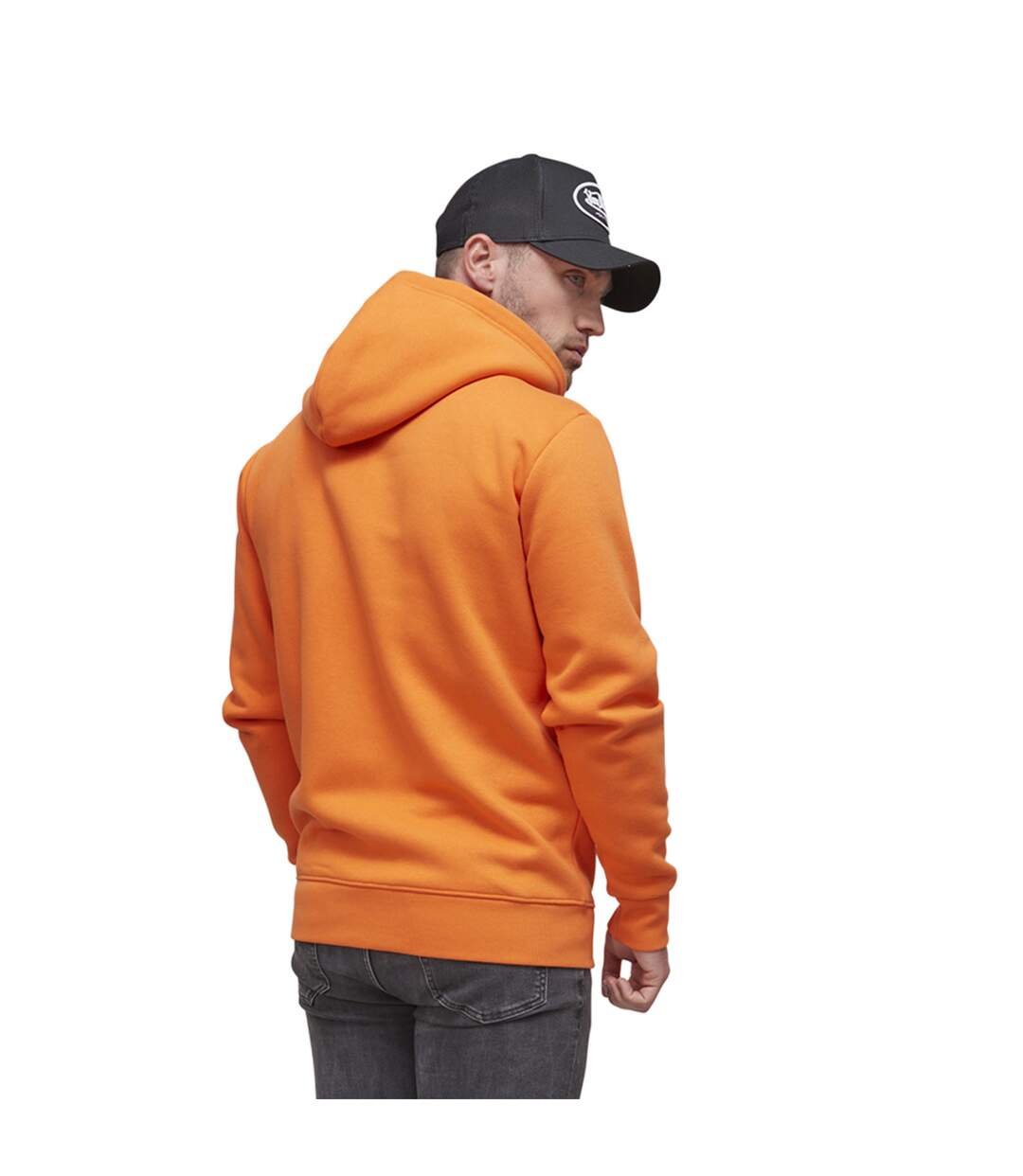 Sweat zippé avec capuche en coton homme Slimane