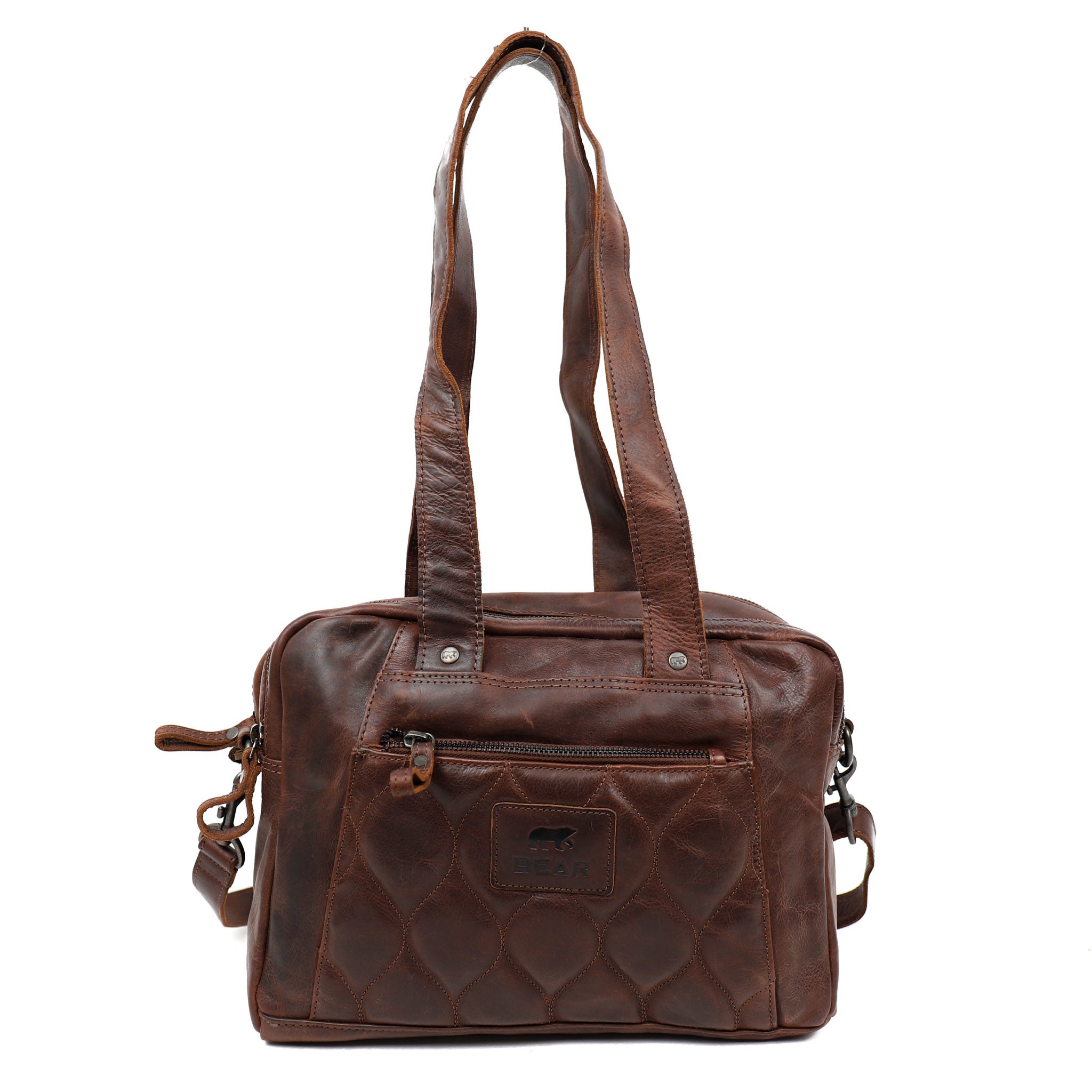 Bear Design By Maaike Hand/ Schoudertas Isabella Cognac BM2267