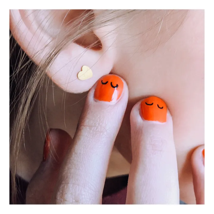 Adorabili Boucles d'oreilles Cœur | Doré