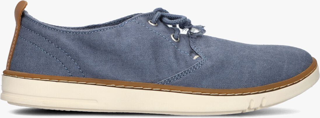 blauwe timberland instappers hookset low low lace up