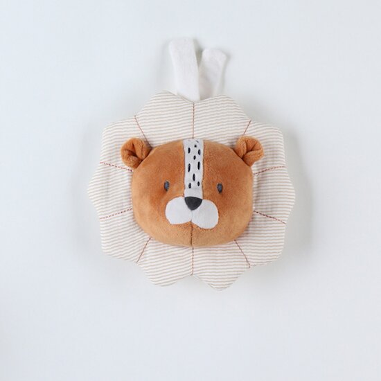 Babou & Kendi Peluche Musicale en Veloudoux   Caramel        de               Noukies