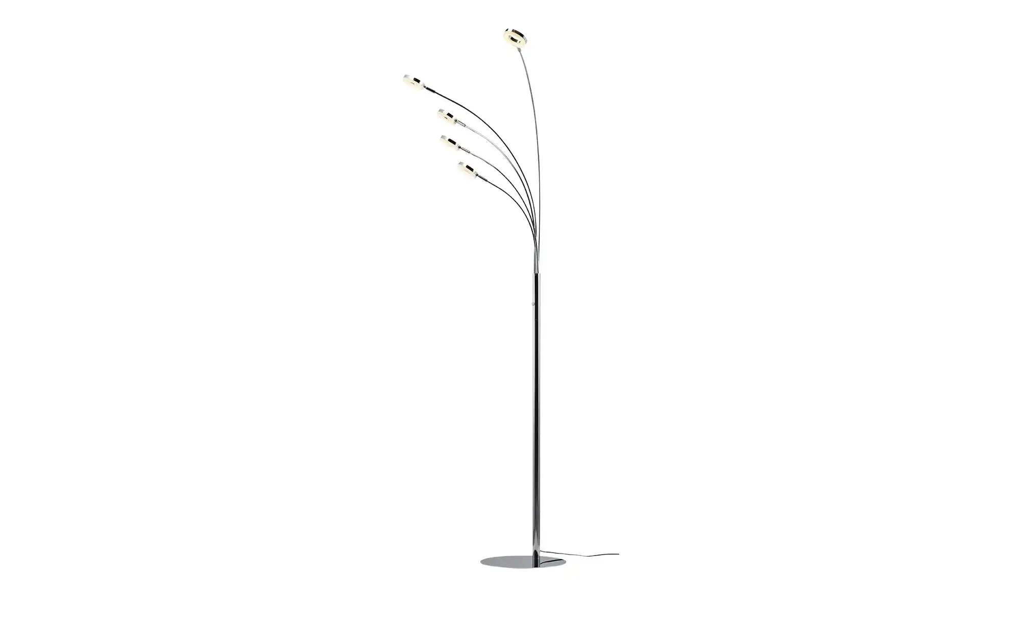 KHG LED-Bogenleuchte, 5-flammig, chrom