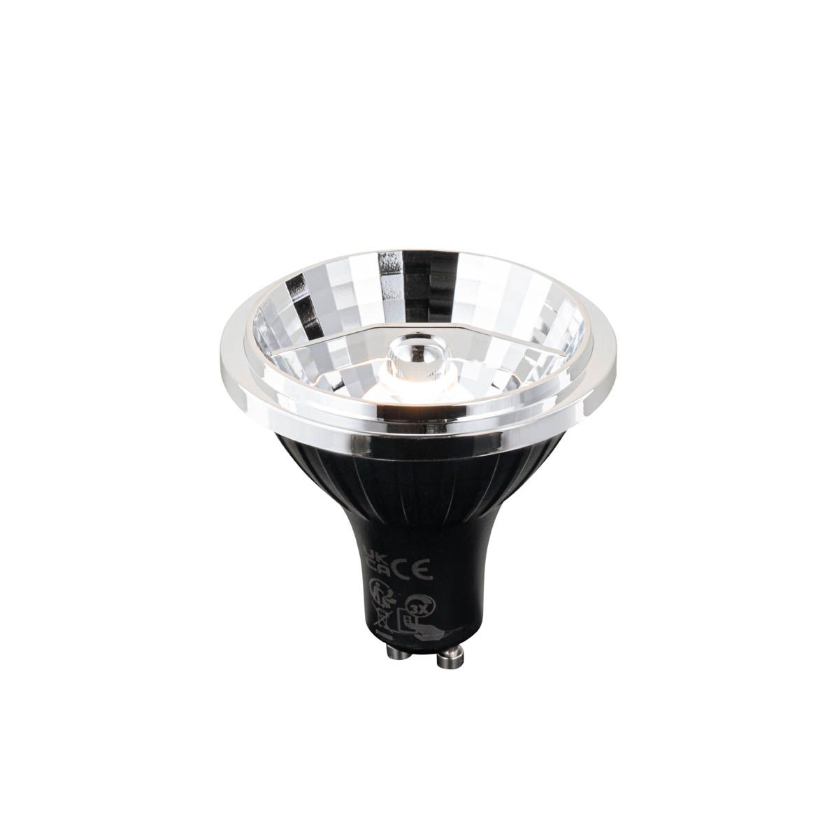 Set van 5 GU10 3-staps dimbaar in Kelvin LED lampen 70mm 6W 500 lm 2200 - 3600K