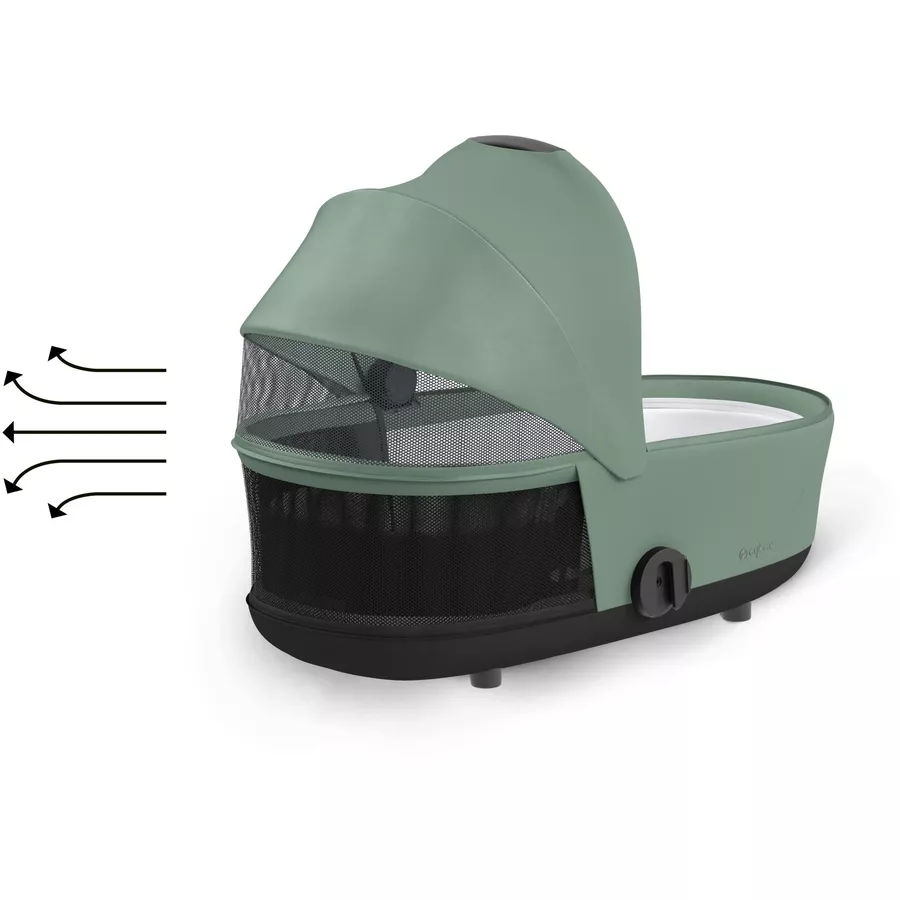 cybex PLATINUM Kinderwagenaufsatz Mios Lux Carry Cot Leaf Green