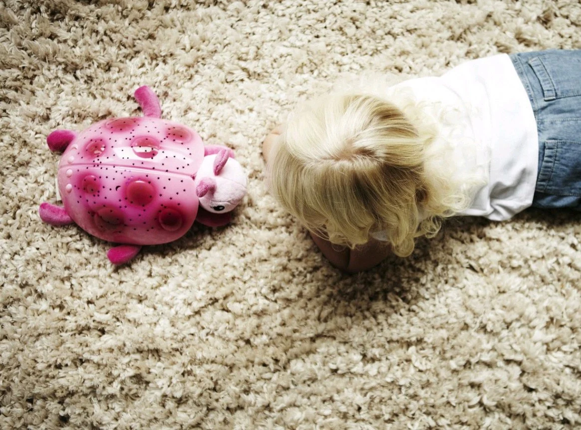 Cloud B - Original Mariehøne Natlampe - Twilight Ladybug, pink