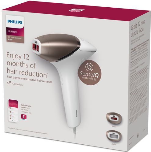 Philips - Lumea Prestige 8000 Series BRI945/00 - IPL Ontharingsapparaat - Wit - Met Snoer