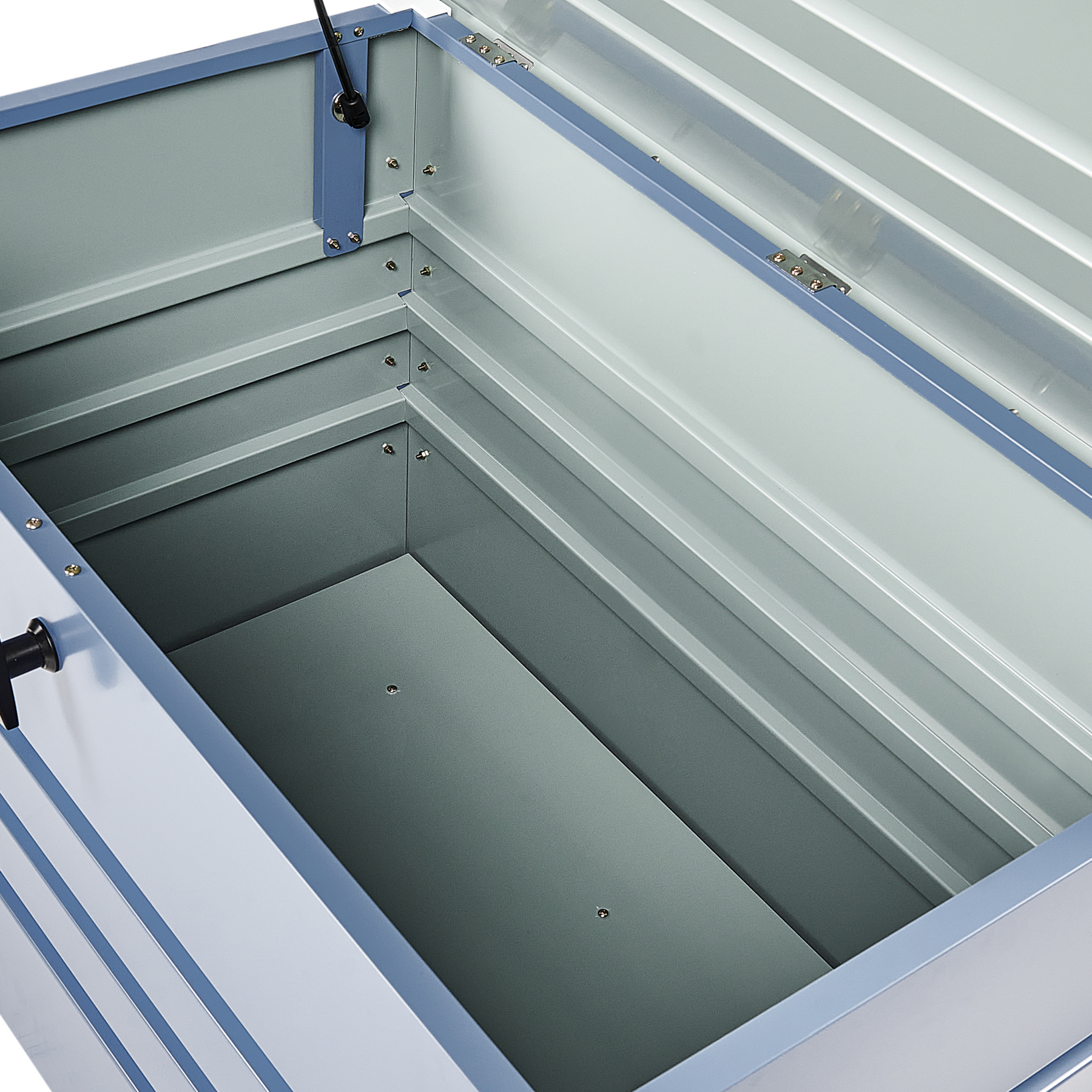 Beliani - CEBROSA - Kussenbox - Blauw - 600 l -  Staal