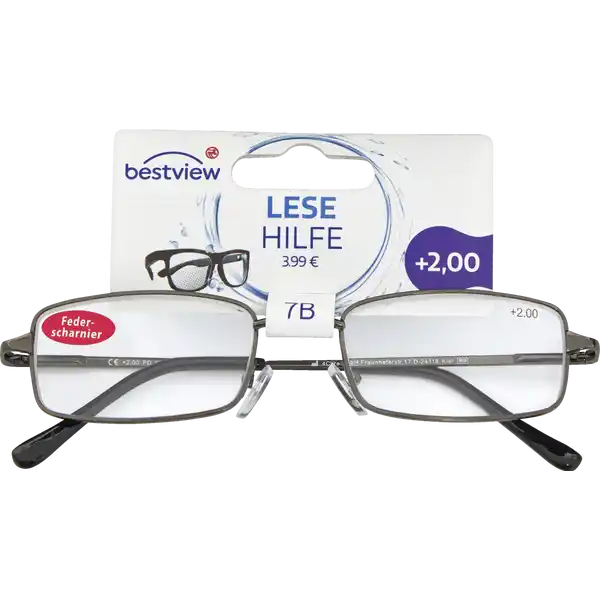 Lesehilfe Modell 7B, + 2,0 Dioptrien