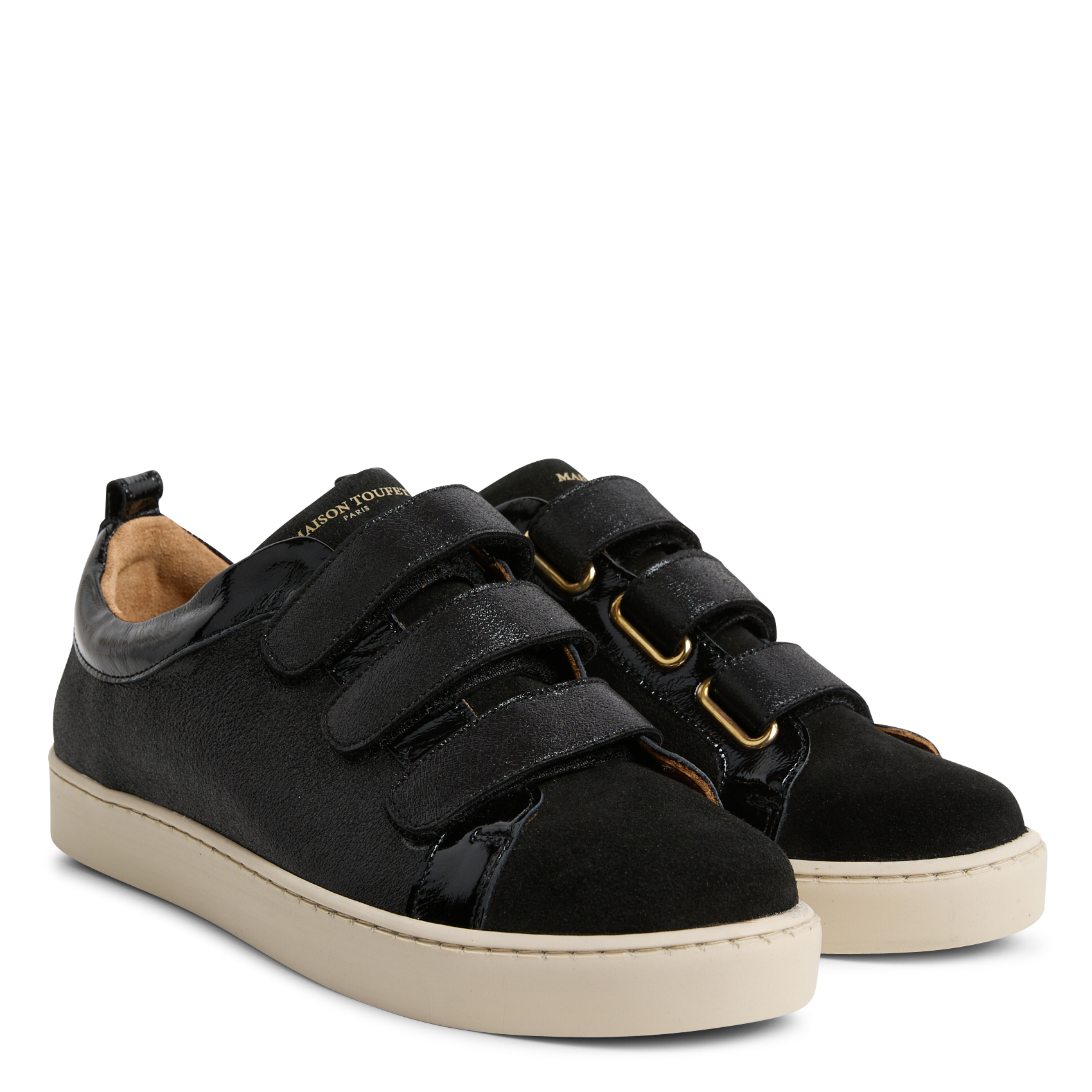 ANAIDA - Baskets basses en cuir | Noir