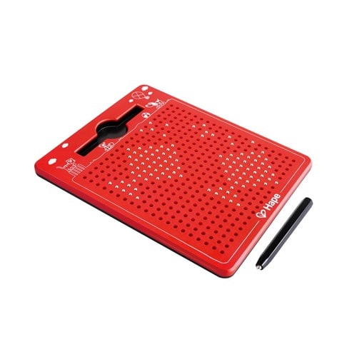Ardoise a dessin magnetique rouge