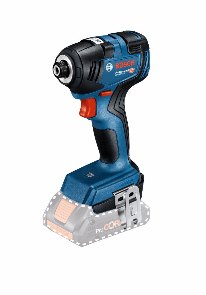 Bosch GDR 18V-200 Accu slagschroevendraaier (2x 4,0 Ah, lader GAL 18V-40 in L-Case) - 06019J2107