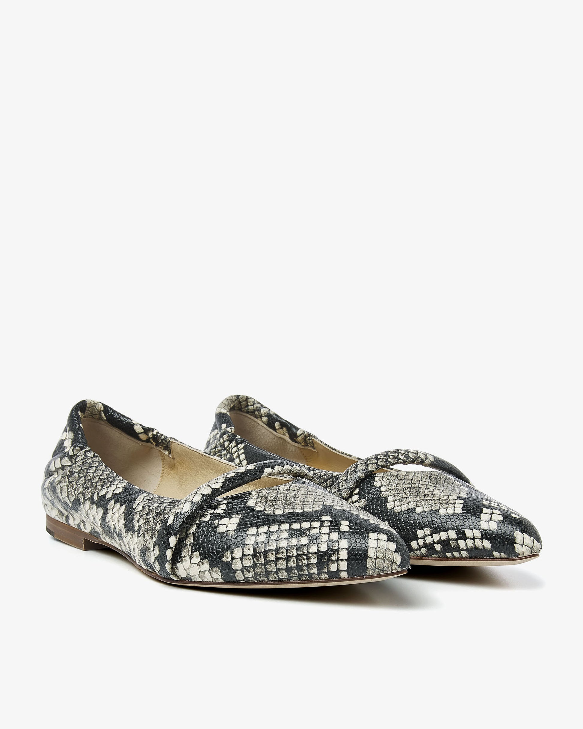 VIA VAI slangenprint dames loafers Lola Rose