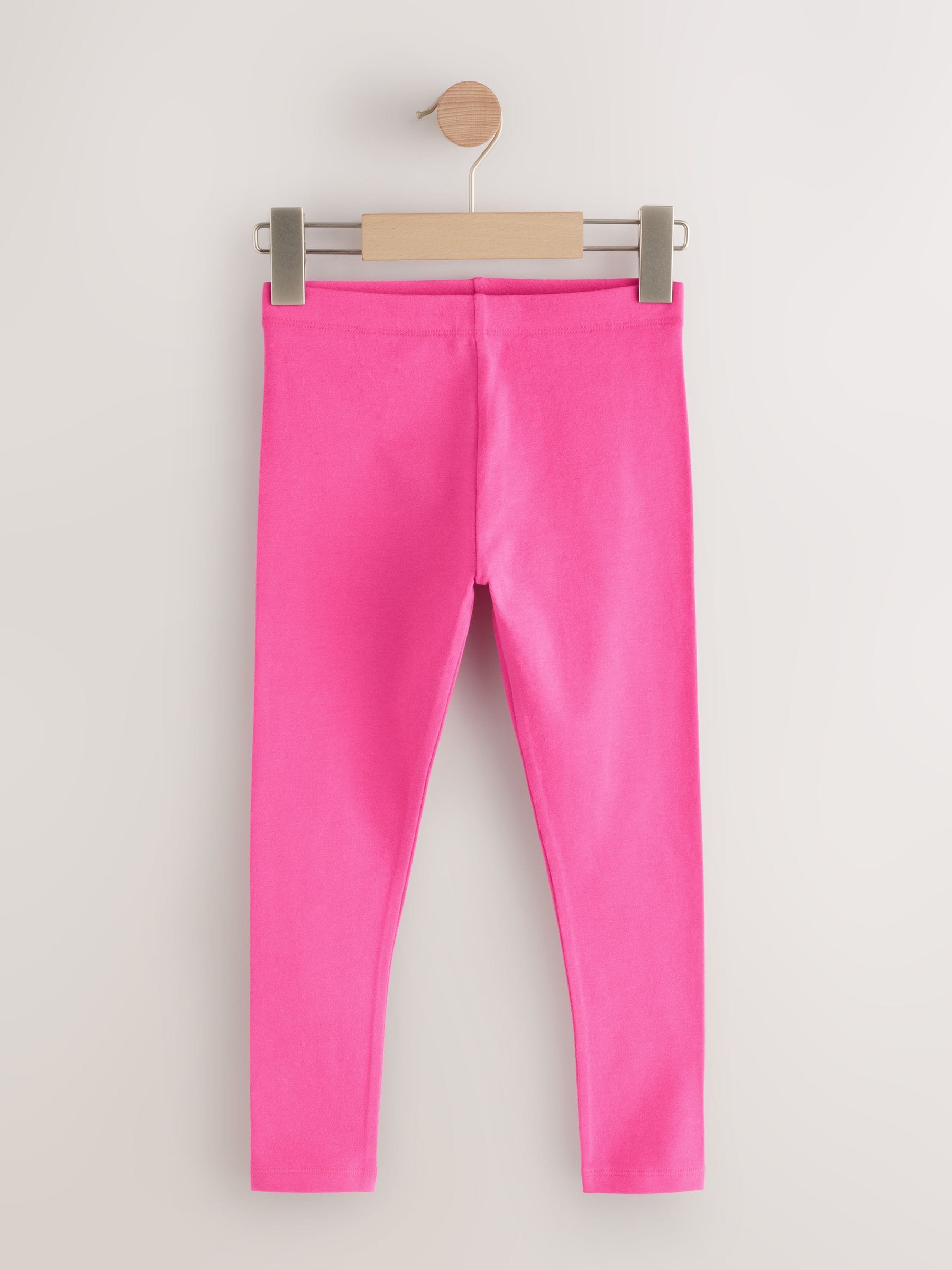 Marineblauw/roze regenboog-eenhoorn - Verpakking van 5 leggings (3-16 jr)