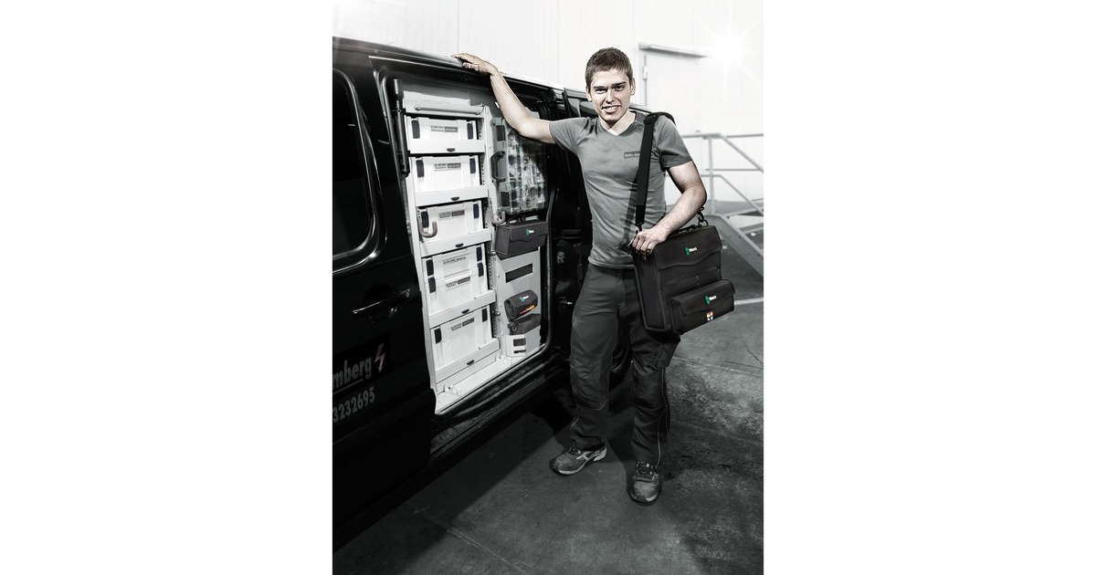 Wera2go 2 tas  (Zwart)