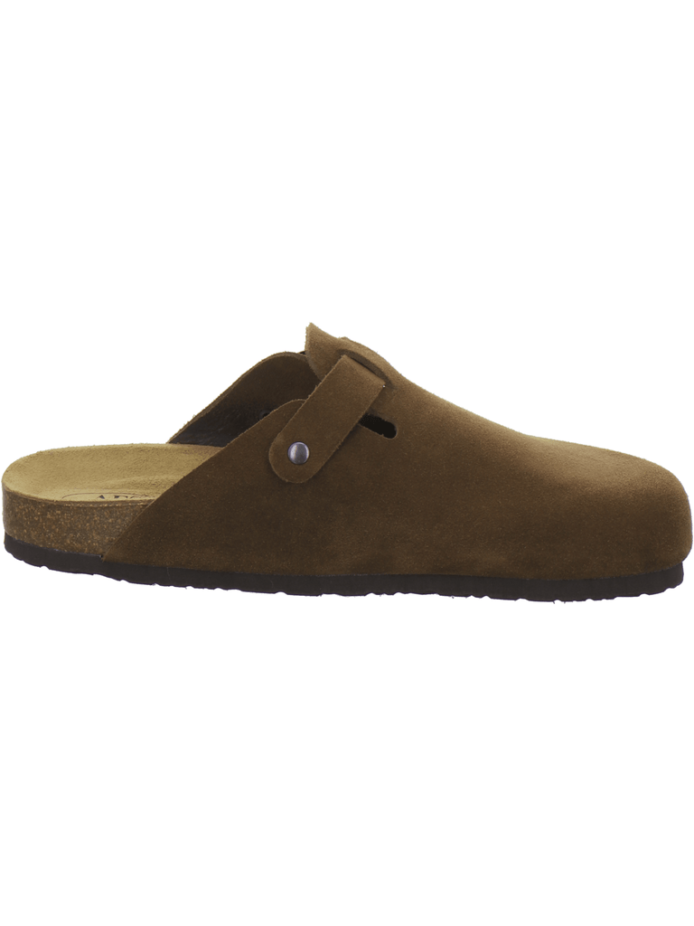 Clogs Herren Leder cafe Velour