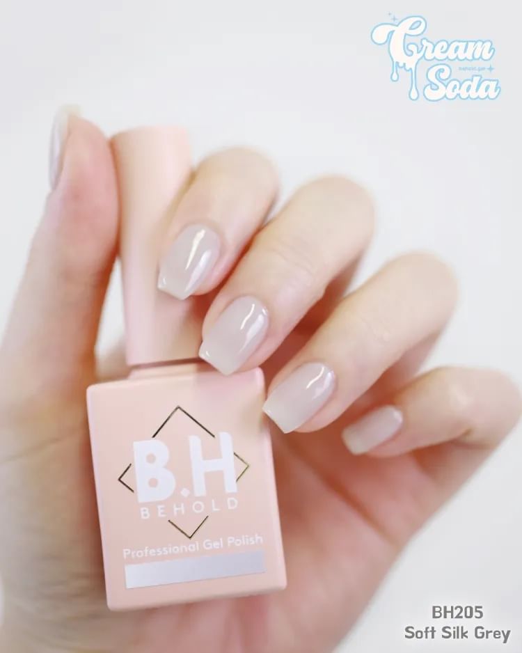 BEHOLD - Professionele Gel Polish BH205 Soft Silk Grey