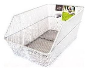 BASIL Panier À Vélo Cento Avec Porte-Bagages 45 X 31 X 21 Cm - Argent