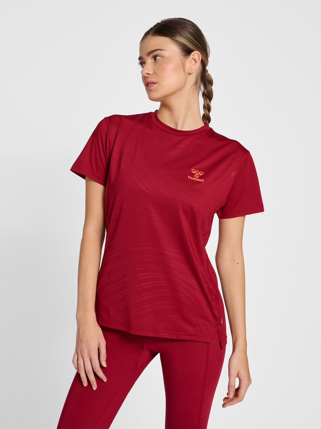 hmlONGRID POLY TEE S/S WO