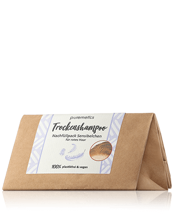 puremetics Trocken-Shampoo Sensibelchen - rotes Haar Nachfüllpack 100g