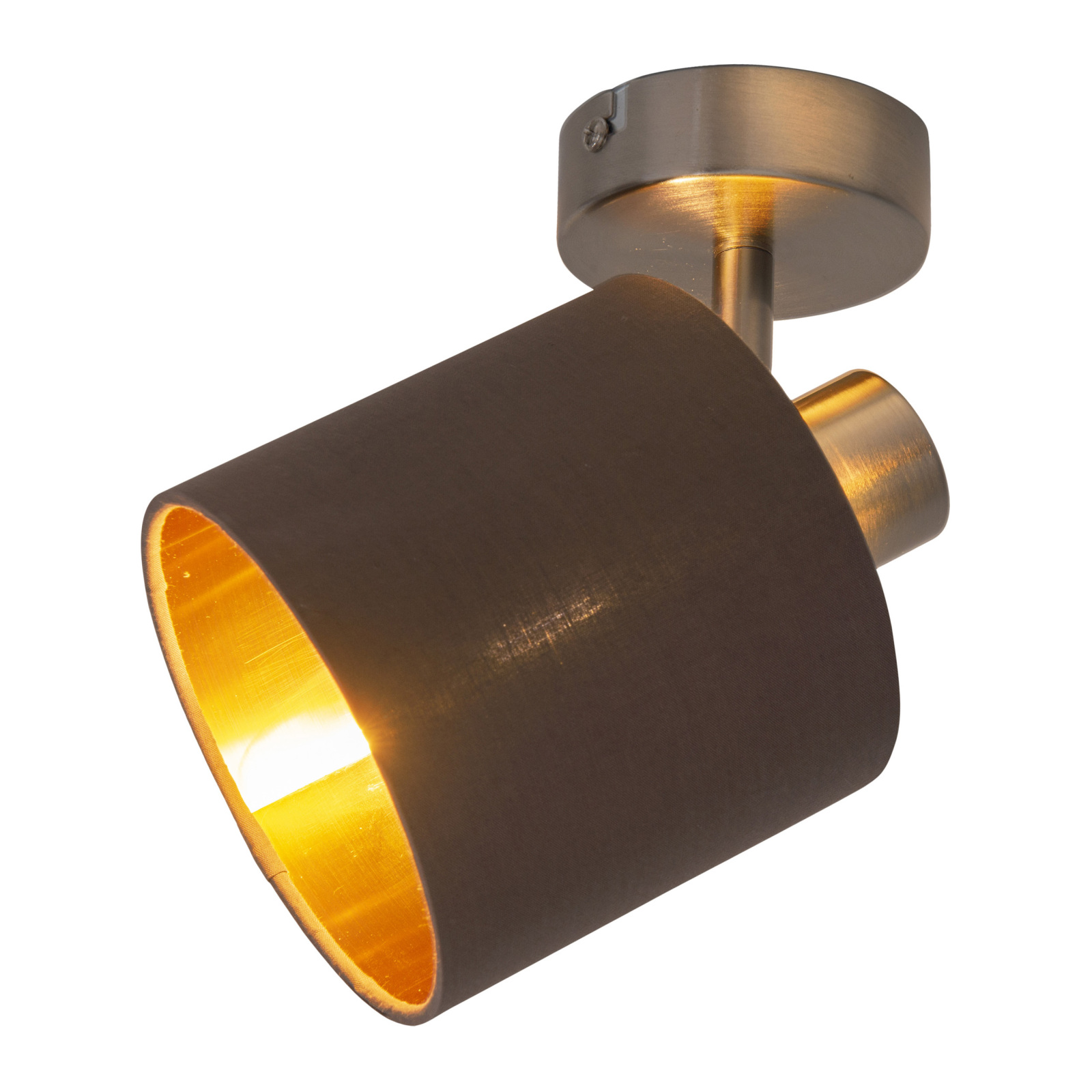 Spot MARON - braun-Nickel matt - 1-flammig