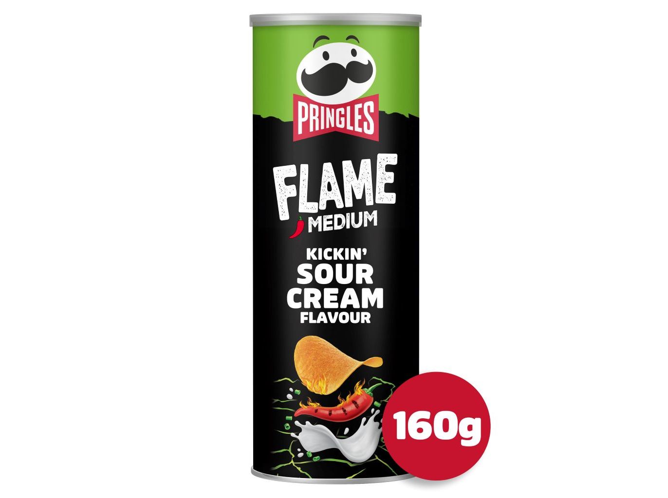 APERITIVO PRINGLES SALGADO FLAME NATAS E CEBOLA 160G