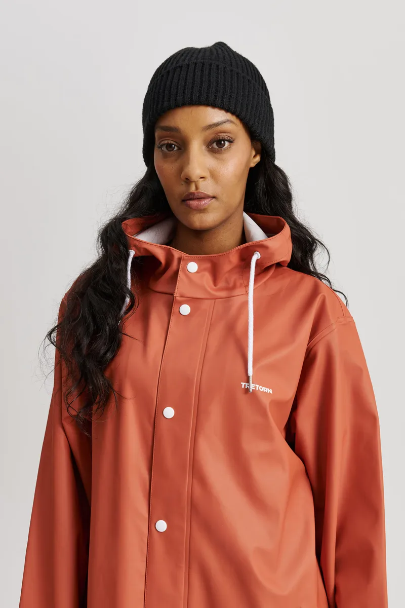 Tretorn Unisex Wings Rain Jacket Burnt Brick