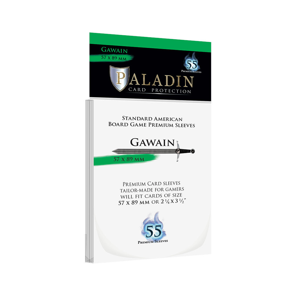 55 Protège Cartes Paladin - Gawain - Standard American 57 x 89 mm