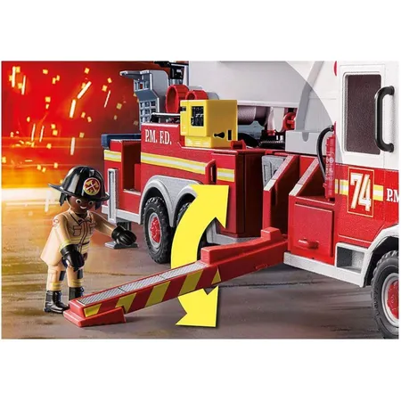 PLAYMOBIL® City Action 70935 Feuerwehr-Fahrzeug: US Tower Ladder