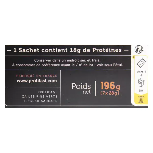 Protifast Entremet Hyperprotéiné Tiramisu 7 sachets