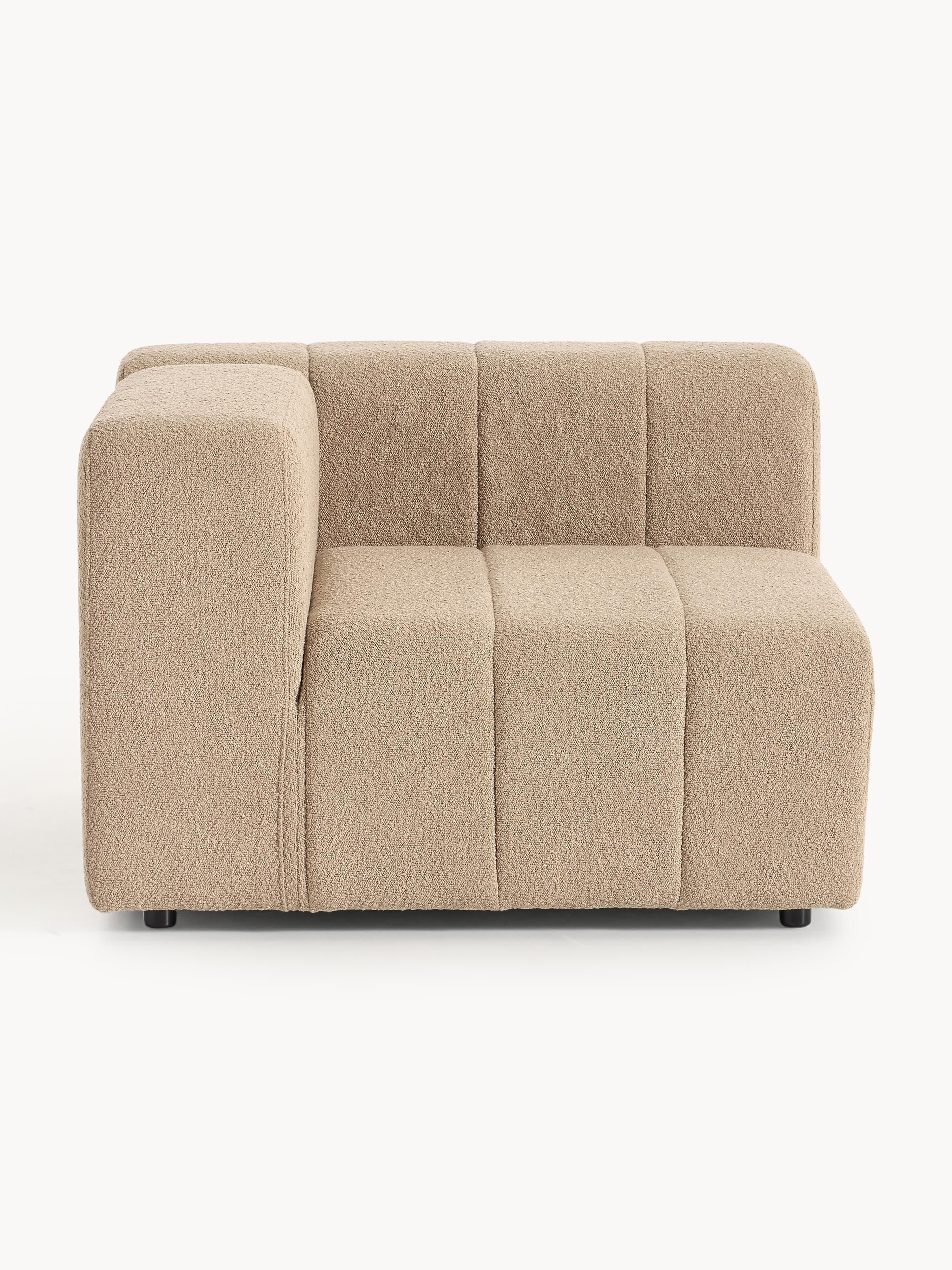 Bouclé hoekmodule Lena