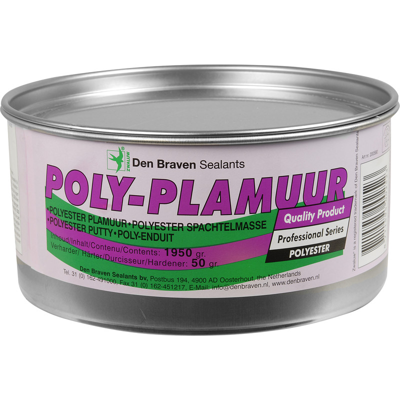 Zwaluw polyester plamuur 800gr
