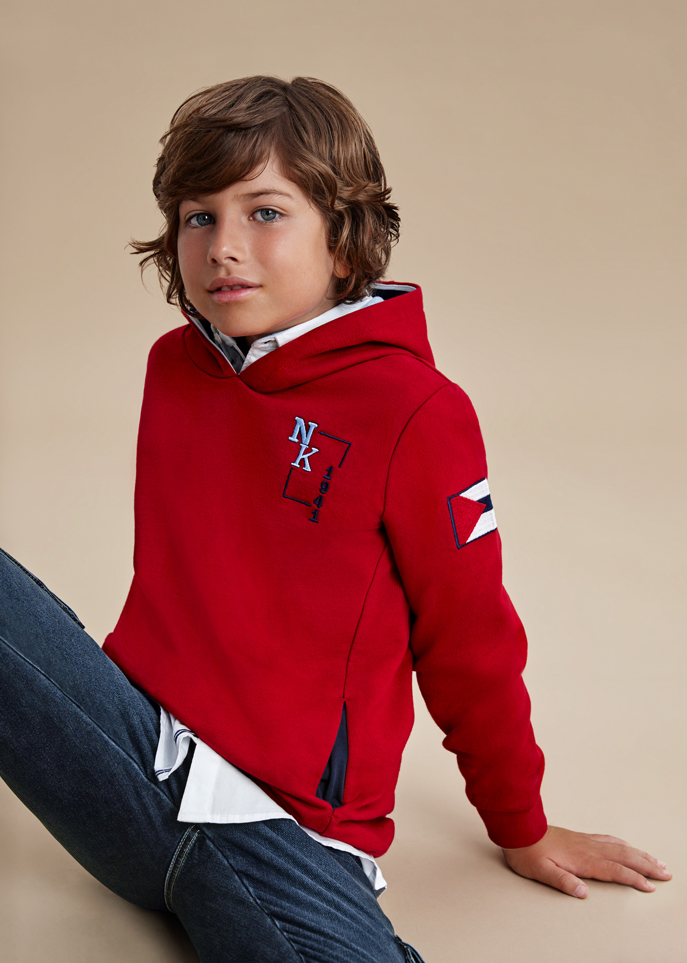 Moletom bordado Better Cotton para meninos