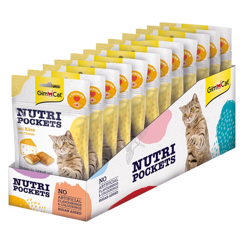 GimCat Nutri Pockets fromage pour chat