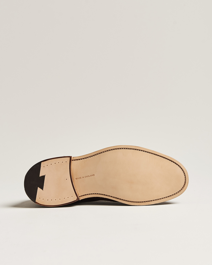 Tricker's Robert Derby Shoes Coffee Suede