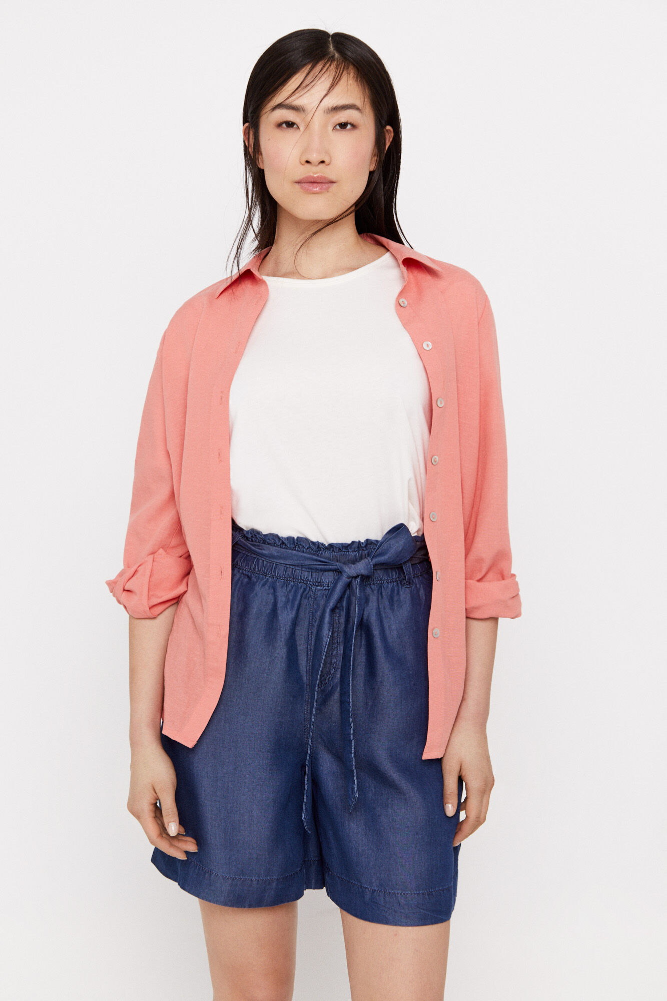 Bermuda fluid tencel - Azul