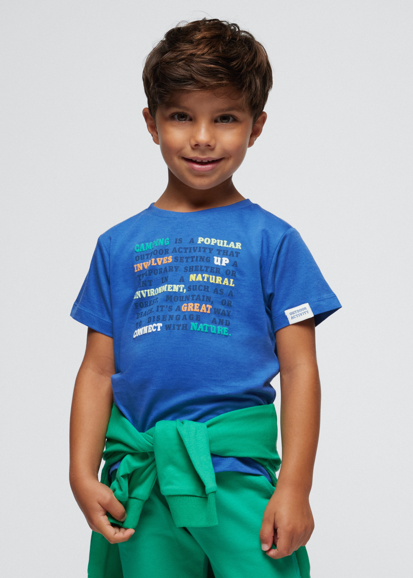 Conjunto de 2 camisetas Better Cotton para meninos, azul marinho