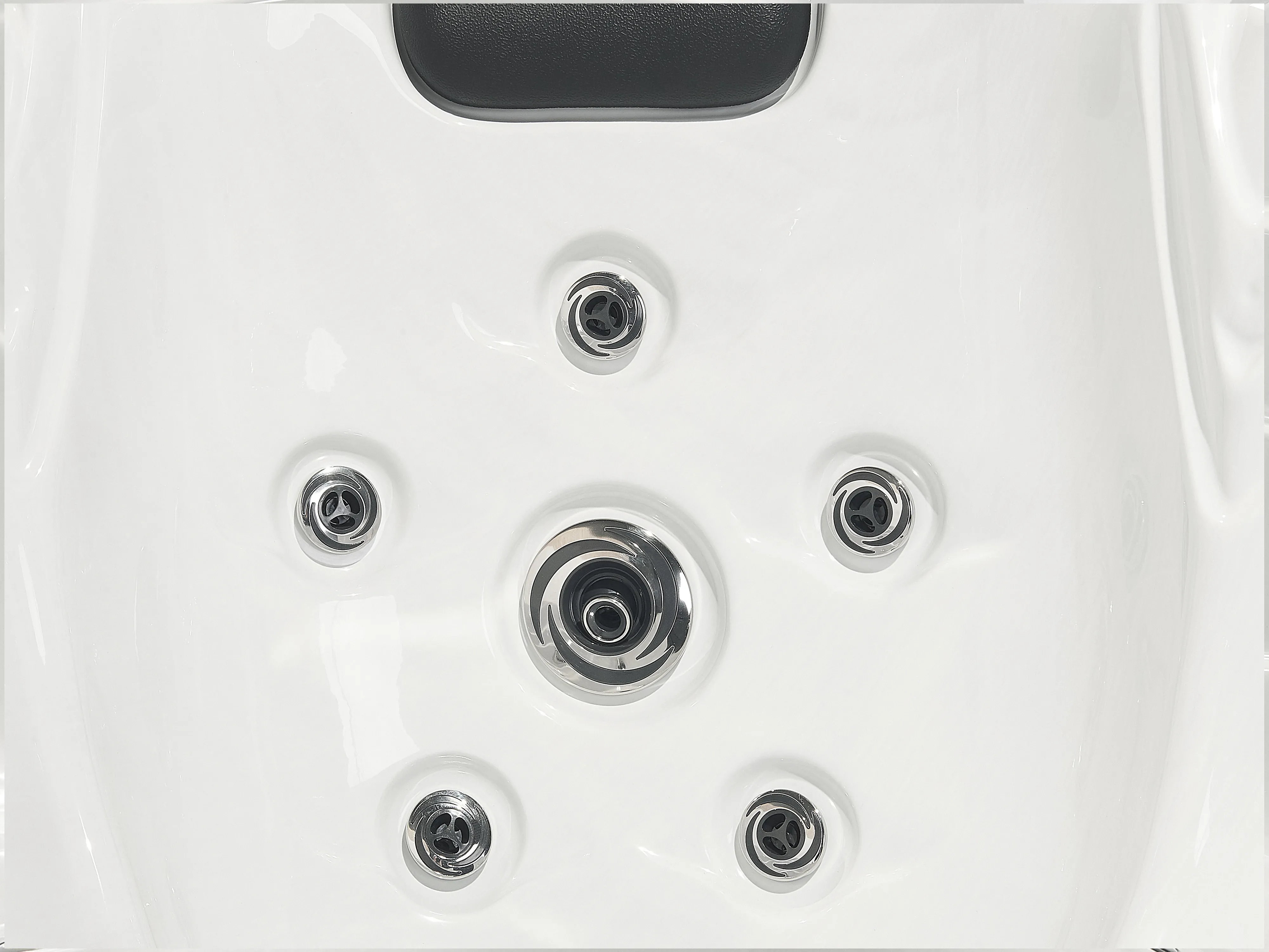 Buiten hottub met LED LASTARRIA Wit
